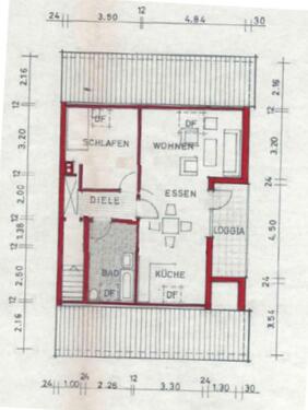 Foto - 1 Zimmer Dachgeschoßwohnung zur Miete in Nußloch