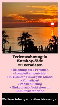 Foto - Ferienwohnung Türkei in Kumköy-Side zu vermieten ❤️☀️☀️☀️