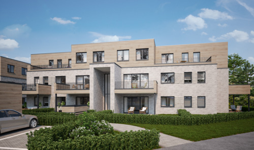 Foto - Erstbezug! Stilvolle 2-Zimmer-Wohnung mit Balkon im 1. OG