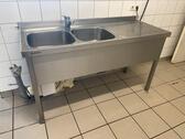 Foto - Edelstahlspüle, Gewerbe, mit Boiler