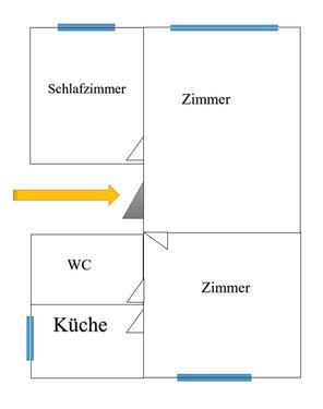 Foto - 3 Zimmer Erdgeschoßwohnung zur Miete in Hamburg
