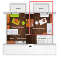 Studentenwohnung (WG Zimmer) - 335,00&nbsp;EUR Kaltmiete, ca.&nbsp; 13,00&nbsp;m&sup2; in Sankt Augustin (PLZ: 53757)
