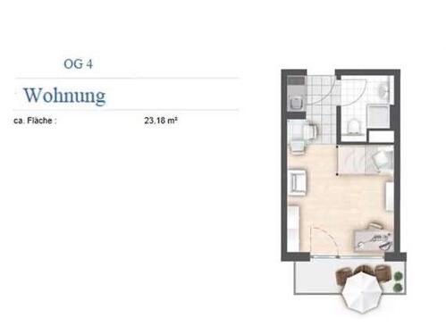 Foto - 1 Zimmer Etagenwohnung zur Miete in München