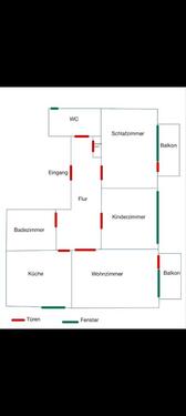 Foto - Wohnung zu vermieten - 950,00&nbsp;EUR Kaltmiete, ca.&nbsp; 76,00&nbsp;m&sup2;