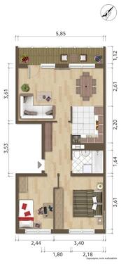 Foto - 3 Zimmer Etagenwohnung zur Miete in Hoyerswerda