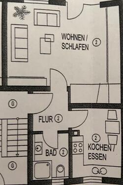 Foto - 1,5 Zimmer Wohnung 45qm CR - Altenmünster