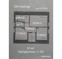 OS-Voxtrup, 3 ZKB, Dachgeschoss, 57m2 - Osnabrück Gretesch