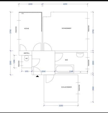 Foto - Zur Miete: 2-Zimmer-Wohnung mit Gartenblick in Rendsburg (EG)