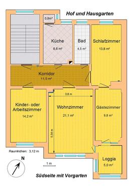Foto - Etagenwohnung zur Miete in Zeitz