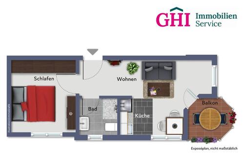 Foto - Möblierte 2-Zimmer Wohnung mit Seesicht in Bodman-Ludwigshafen - ankommen & wohlfühlen