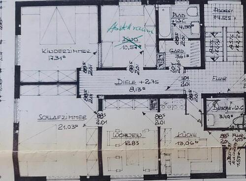 Foto - Wohnung in Hofbieber - 753,00&nbsp;EUR Kaltmiete, ca.&nbsp; 97,00&nbsp;m&sup2;