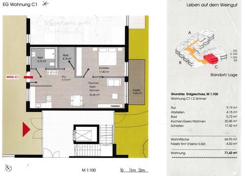 Foto - Leben auf dem Weingut - 320.000,00&nbsp;EUR Kaufpreis, ca.&nbsp; 71,43&nbsp;m&sup2;