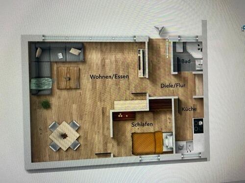 Foto - Wohnung in Berghofen mit eigenem Eingang und Terrasse