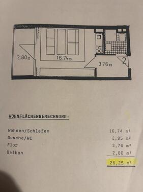 Foto - 1 Zimmer Etagenwohnung in Bad Kissingen