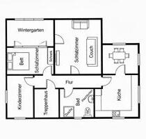Erstbezug Sanierung - moderne 4-Zimmer-Wohnung mit Wintergarten - Aspach