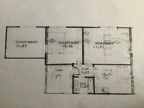 Foto - Altbau - DG Wohnung mit Garage Mitte Wenden