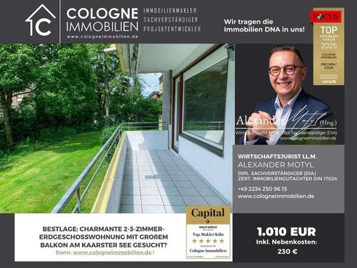 Foto - CHARMANTE 2-3-ZIMMER-ERDGESCHOSSWOHNUNG MIT GROßEM BALKON AM KAARSTER SEE