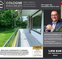 CHARMANTE 2-3-ZIMMER-ERDGESCHOSSWOHNUNG MIT GROßEM BALKON AM KAARSTER SEE