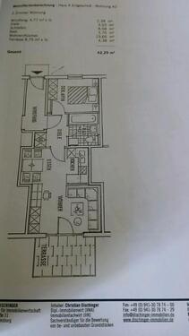 Foto - Zum vermieten in Regensburg Nord 1,5 zimmer Wohnung 640 €