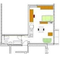 Studio-Appartment, 1 bis 2 Personen, DG 1.OG, komfortabel, nett - Berkheim