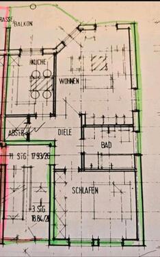 Foto - 2-Zimmerwohnung mit Balkon 2ZKBB Eversten