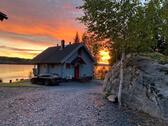 Foto - Ferienhaus am See Saxen Schweden Kanu Boot Sauna Kamin Fahrräder
