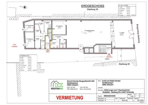 Foto - 2 Zimmer Etagenwohnung zur Miete in Schleswig