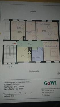 Foto - 4 Zimmer Etagenwohnung zur Miete in Eisenhüttenstadt