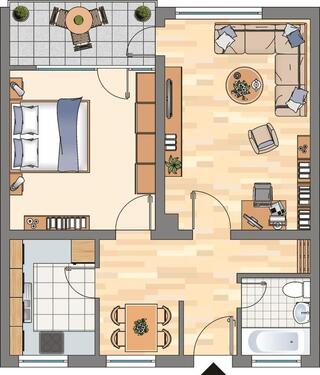 Foto - 2 Zimmer Etagenwohnung in Dortmund