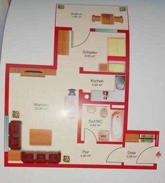 Foto - 1,5 Zimmer Appartment Kaufbeuren