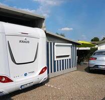 Parcele mit ausgebautem winterfestem Vorzelt und Carport - Mönchengladbach Nord