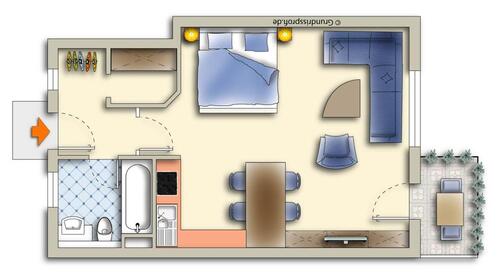 Foto - Etagenwohnung in Zwickau zur Miete