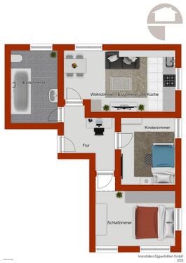 Foto - 2.5 Zimmer Erdgeschoßwohnung zur Miete in Gangkofen