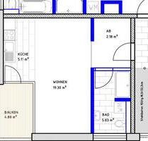 exklusive 1-Raumwohnung in neu gebauter Appartementanlage in unmittelbarer Uninähe - Ilmenau
