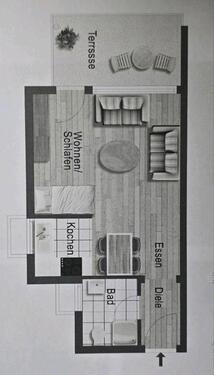 Foto - 1 Zimmer Etagenwohnung zur Miete in Pleidelsheim