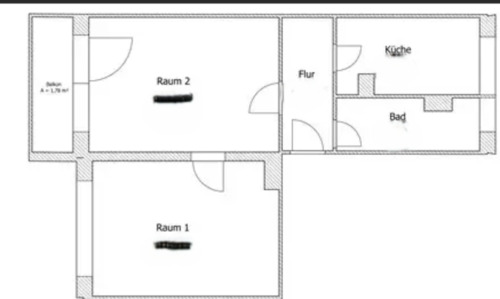 Foto - Etagenwohnung in Neubrandenburg zur Miete