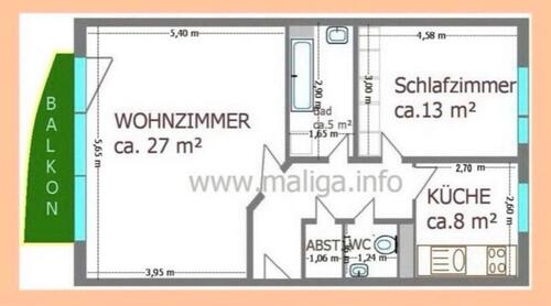 Foto - 2 Zimmer Etagenwohnung zur Miete in Leipzig