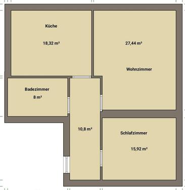 Foto - großer preiswerte 2 Raum Wohnung in Kühren