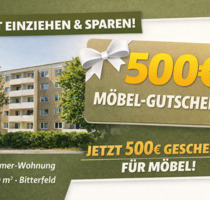 3-Zimmer-Wohnung in Bitterfeld + 500 € Möbelgutschein geschenkt! - Bitterfeld-Wolfen