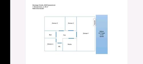 Foto - 4 Zimmer Etagenwohnung zur Miete in Quakenbrück