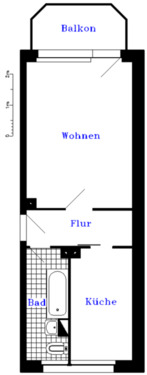 Foto - 1 Zimmer Etagenwohnung zur Miete in Greußen