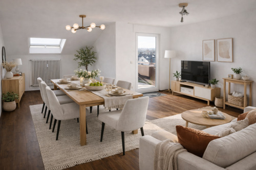 Foto - Helle 2ZKB, Balkon, 60 qm, Merchweiler, Ortsrandlage, ab sofort