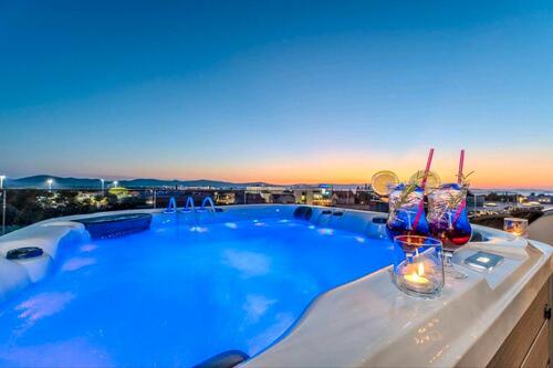 Foto - Ferienwohnung mit privater Dachterasse und Whirlpool Meerblick