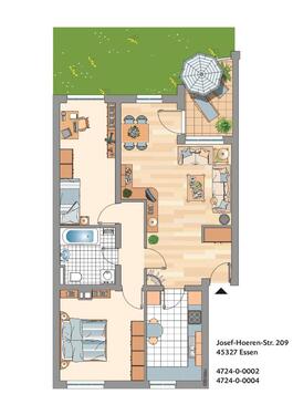 Foto - Etagenwohnung in Essen zur Miete