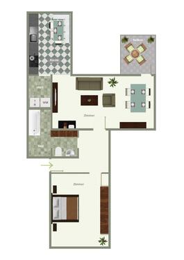 Foto - 2 Zimmer Wohnung - zentral in Löningen - zu vermieten