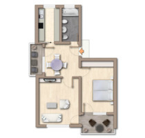 2,5 Zimmer Wohnung Erstbezug nach Sanierung neue EBK & Stellplatz - Markgröningen