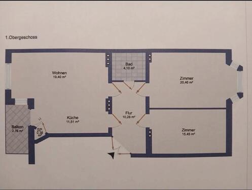 Foto - Gut geschnittene Altbauwohnung mit Balkon, Keller + Gartennutzung
