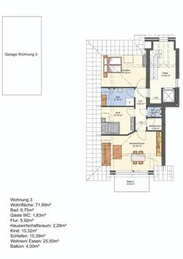 Foto - Neubau Erstbezug - 461,00 EUR Kaltmiete,