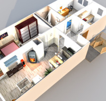 3,5 -Zimmer-Wohnung mit EBK, Balkon und Mega-Badewanne in bester - Böblingen