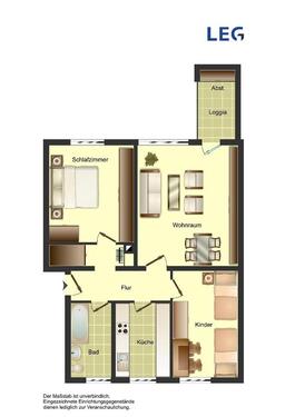 Foto - 3 Zimmer Etagenwohnung zur Miete in Bielefeld